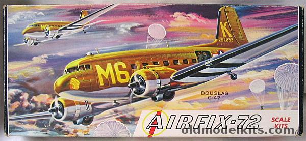 Airfix 1/72 Douglas C-47 with Paratrooper - Craftmaster Issue, 2-98 plastic model kit